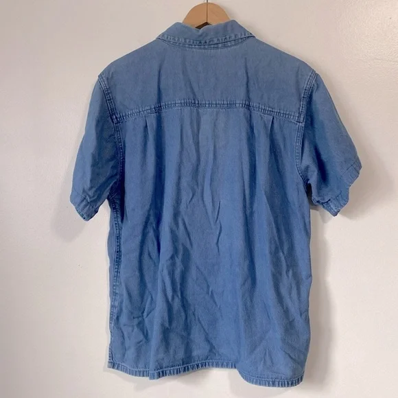 Vintage Eldorado Button Down Shirt with Artistic Garden Embroidery size XL - Picture 7 of 12